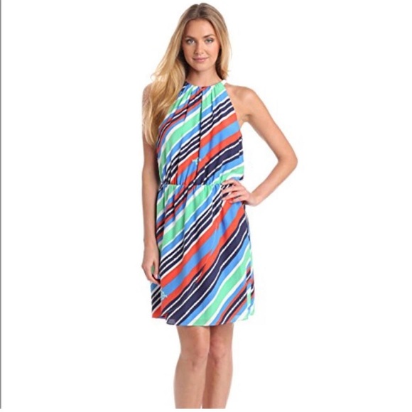 NWT Lilly Pulitzer Kennett Overboard
Stripe Braided Chain Halter Dress Size M - Picture 4 of 12